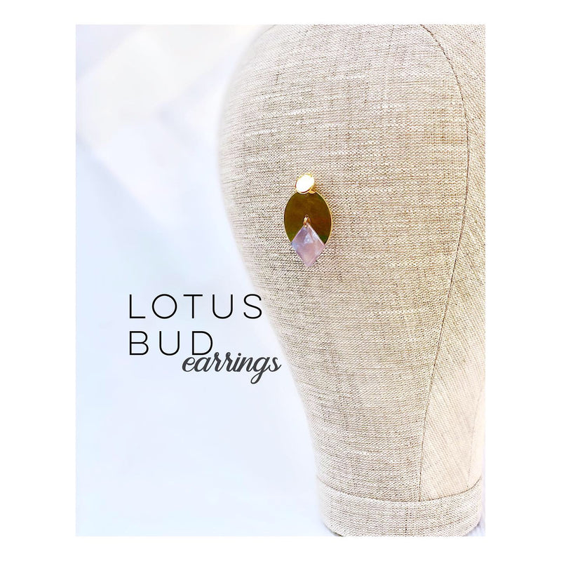 Lotus Bud Earrings