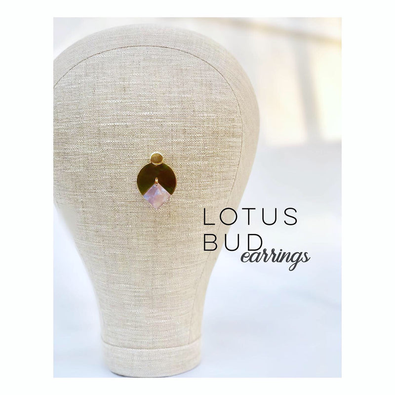 Lotus Bud Earrings