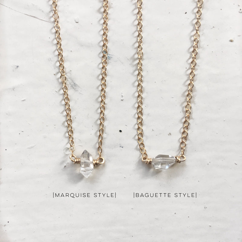 Hint of Herkimer Necklace