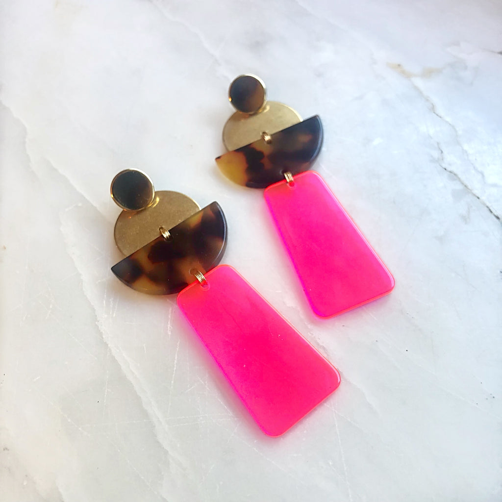 Hard Candy In Pink Earrings