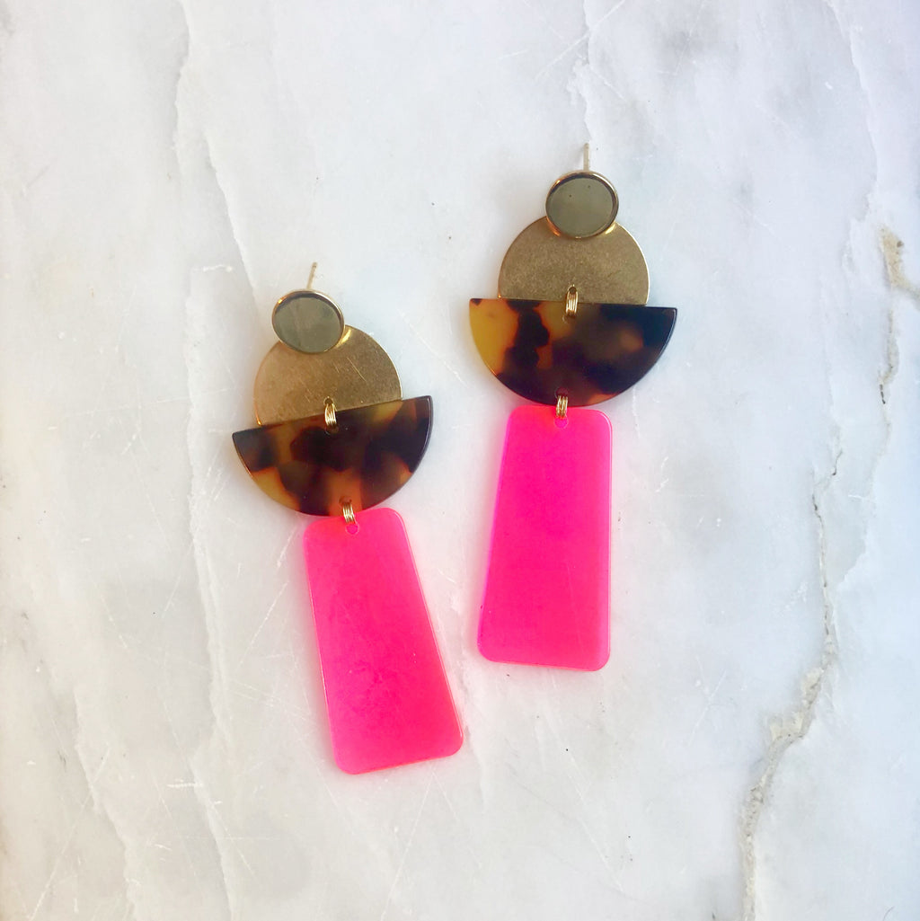 Hard Candy In Pink Earrings
