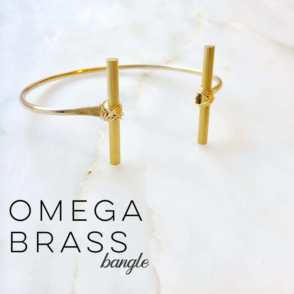 Omega Brass Bangle