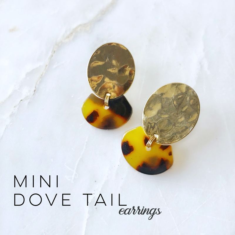 Mini Dove Tail Earrings