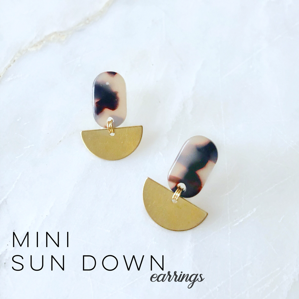 Mini Sun Down Earrings